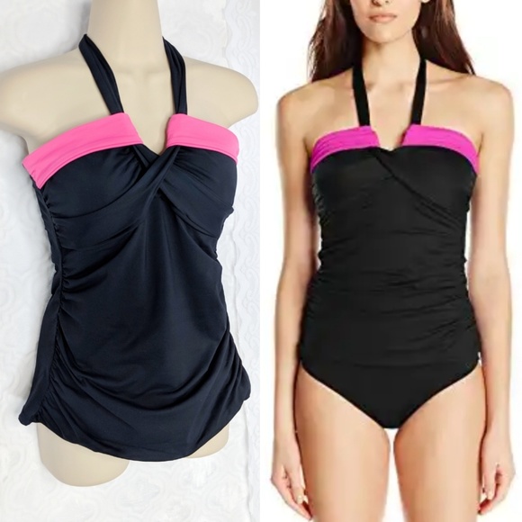 anne cole halter tankini